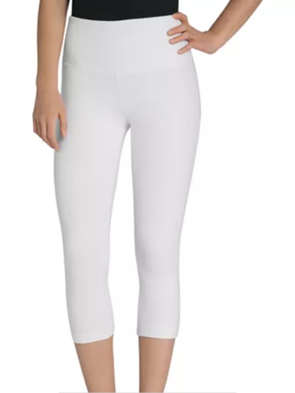 Lysse White Capri Leggings - Size M